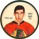 1961-62 Shirriff Coins #28 Chico Maki Front