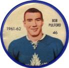1961-62 Shirriff Coins #46 Bob Pulford Front