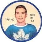 1961-62 Shirriff Coins #53 Dick Duff Front