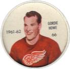 1961-62 Shirriff Coins #66 Gordie Howe Front