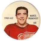 1961-62 Shirriff Coins #68 Marcel Pronovost Front