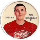 1961-62 Shirriff Coins #71 Eddie Litzenberger Front