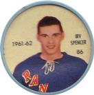 1961-62 Shirriff Coins #86 Irv Spencer Front