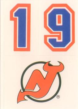 1988-89 Topps - Stickers #27 New Jersey Devils Front