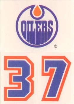 1988-89 Topps - Stickers #33 Edmonton Oilers Front