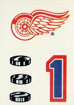 1988-89 Topps - Stickers #15 Detroit Red Wings Front