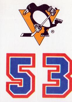 1988-89 Topps - Stickers #16 Pittsburgh Penguins Front