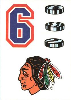 1988-89 Topps - Stickers #21 Chicago Blackhawks Front
