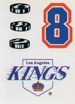1988-89 Topps - Stickers #22 Los Angeles Kings Front