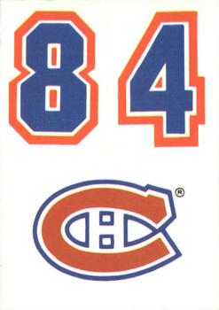 1988-89 Topps - Stickers #23 Montreal Canadiens Front