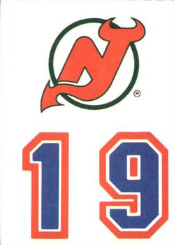 1988-89 Topps - Stickers #27 New Jersey Devils Front