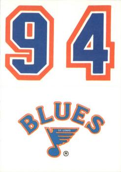 1988-89 Topps - Stickers #28 St. Louis Blues Front