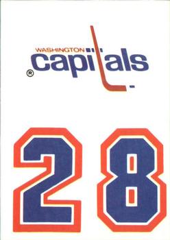 1988-89 Topps - Stickers #30 Washington Capitals Front