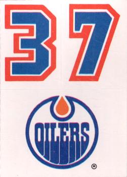 1988-89 Topps - Stickers #33 Edmonton Oilers Front