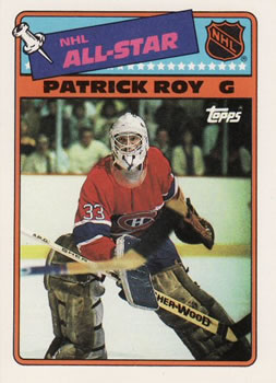 1988-89 Topps - Stickers #12 Patrick Roy Front