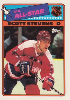 1988-89 Topps - Stickers #4 Scott Stevens Front
