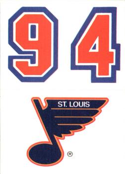 1989-90 Topps - Stickers #28 St. Louis Blues Front