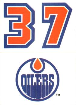 1989-90 Topps - Stickers #33 Edmonton Oilers Front