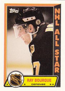 1989-90 Topps - Stickers #7 Ray Bourque Front