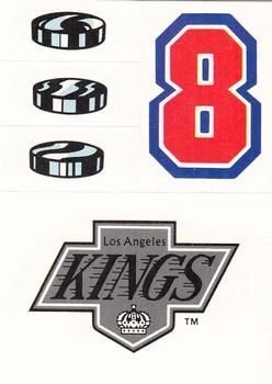 1989-90 Topps - Stickers #22 Los Angeles Kings Front