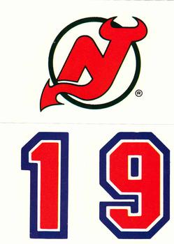 1989-90 Topps - Stickers #27 New Jersey Devils Front