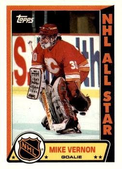 1989-90 Topps - Stickers #12 Mike Vernon Front
