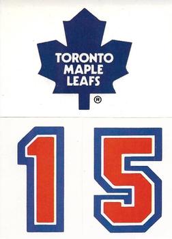 1989-90 Topps - Stickers #13 Toronto Maple Leafs Front