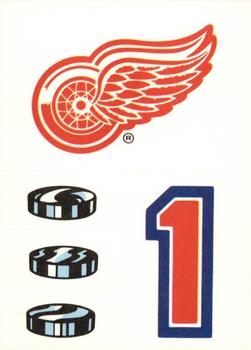 1989-90 Topps - Stickers #15 Detroit Red Wings Front