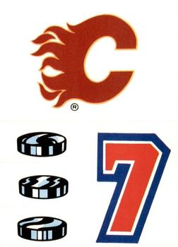1989-90 Topps - Stickers #18 Calgary Flames Front