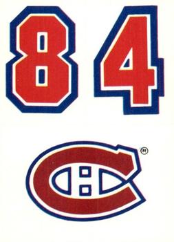 1989-90 Topps - Stickers #23 Montreal Canadiens Front