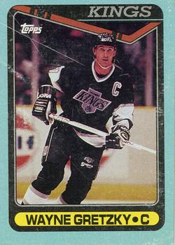 1990-91 Topps - Box Bottoms #D Wayne Gretzky Front