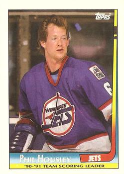 1991-92 Topps - Team Scoring Leaders #11 Phil Housley Front