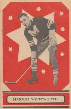 1934-35 O-Pee-Chee (V304B) #61 Marvin Wentworth Front