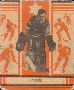 1935-36 O-Pee-Chee (V304C) #73 Wilfred Cude Front