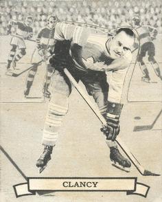 1936-37 O-Pee-Chee (V304D) #125 King Clancy Front