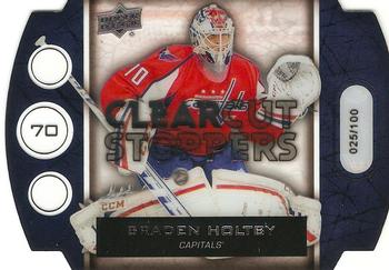 2013-14 Upper Deck - Clear Cut Stoppers #CCS-27 Braden Holtby Front