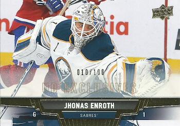 2013-14 Upper Deck - UD Exclusives #63 Jhonas Enroth Front