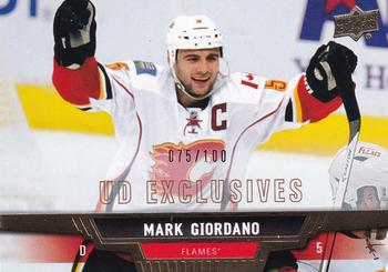 2013-14 Upper Deck - UD Exclusives #280 Mark Giordano Front