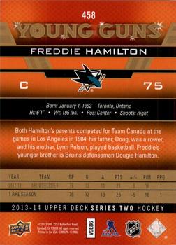 2013-14 Upper Deck - UD Exclusives #458 Freddie Hamilton Back