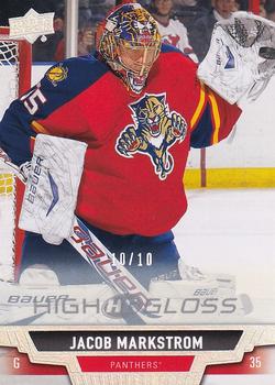 2013-14 Upper Deck - UD High Gloss #83 Jacob Markstrom Front