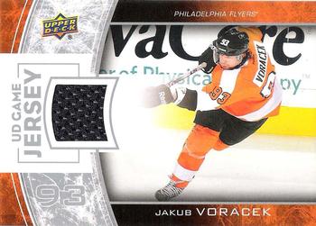 2013-14 Upper Deck - UD Game Jerseys #GJ-JV Jakub Voracek Front