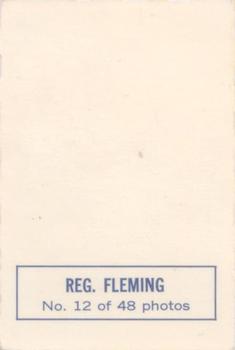 1970-71 O-Pee-Chee - Deckle Edge Photos #12 Reg Fleming Back