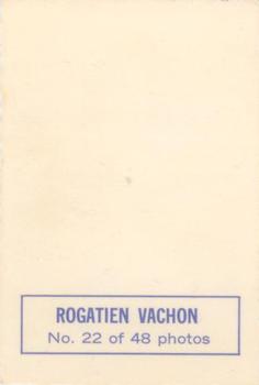 1970-71 O-Pee-Chee - Deckle Edge Photos #22 Rogatien Vachon Back