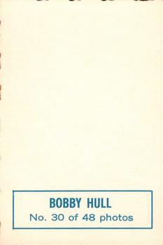 1970-71 O-Pee-Chee - Deckle Edge Photos #30 Bobby Hull Back
