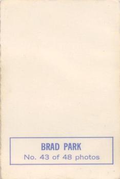 1970-71 O-Pee-Chee - Deckle Edge Photos #43 Brad Park Back