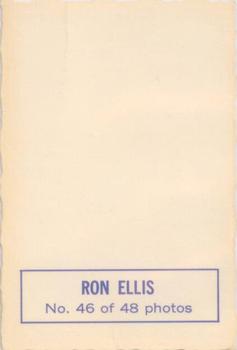 1970-71 O-Pee-Chee - Deckle Edge Photos #46 Ron Ellis Back