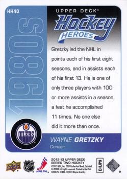 2013-14 Upper Deck - Hockey Heroes: 1980s #HH40 Wayne Gretzky Back