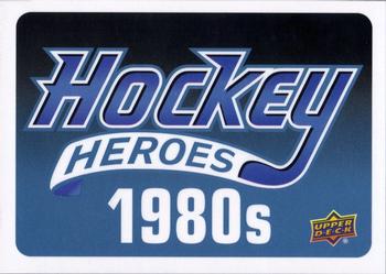 2013-14 Upper Deck - Hockey Heroes: 1980s #NNO Header Card Front