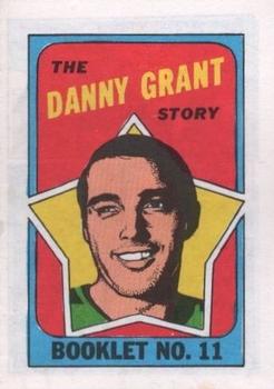 1971-72 O-Pee-Chee - Booklets #11 Danny Grant Front
