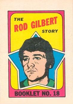 1971-72 O-Pee-Chee - Booklets #18 Rod Gilbert Front